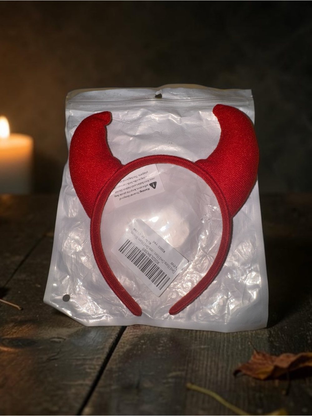 Red Devil Horn Headband for Dress-Up NIP